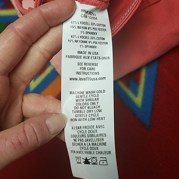 Level 99 Ombre Distressed Low Rise Shorts NWT - Picture 5 of 5